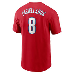 MLB Nick Castellanos Philadelphia Phillies Nike Fuse Name & Number T-Shirt