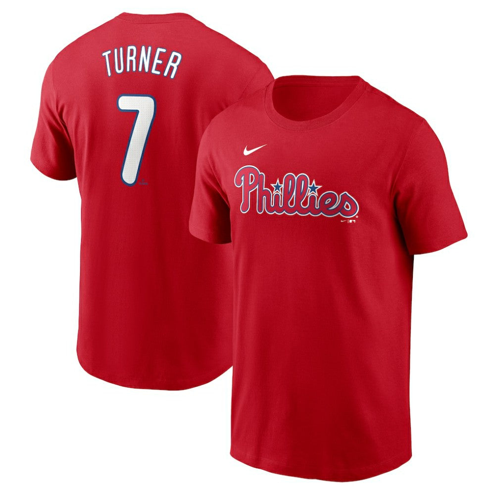 MLB Trea Turner Philadelphia Phillies Nike Fuse Name & Number T-Shirt