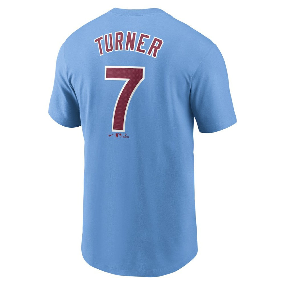 MLB Trea Turner Philadelphia Phillies Nike Fuse Name & Number T-Shirt
