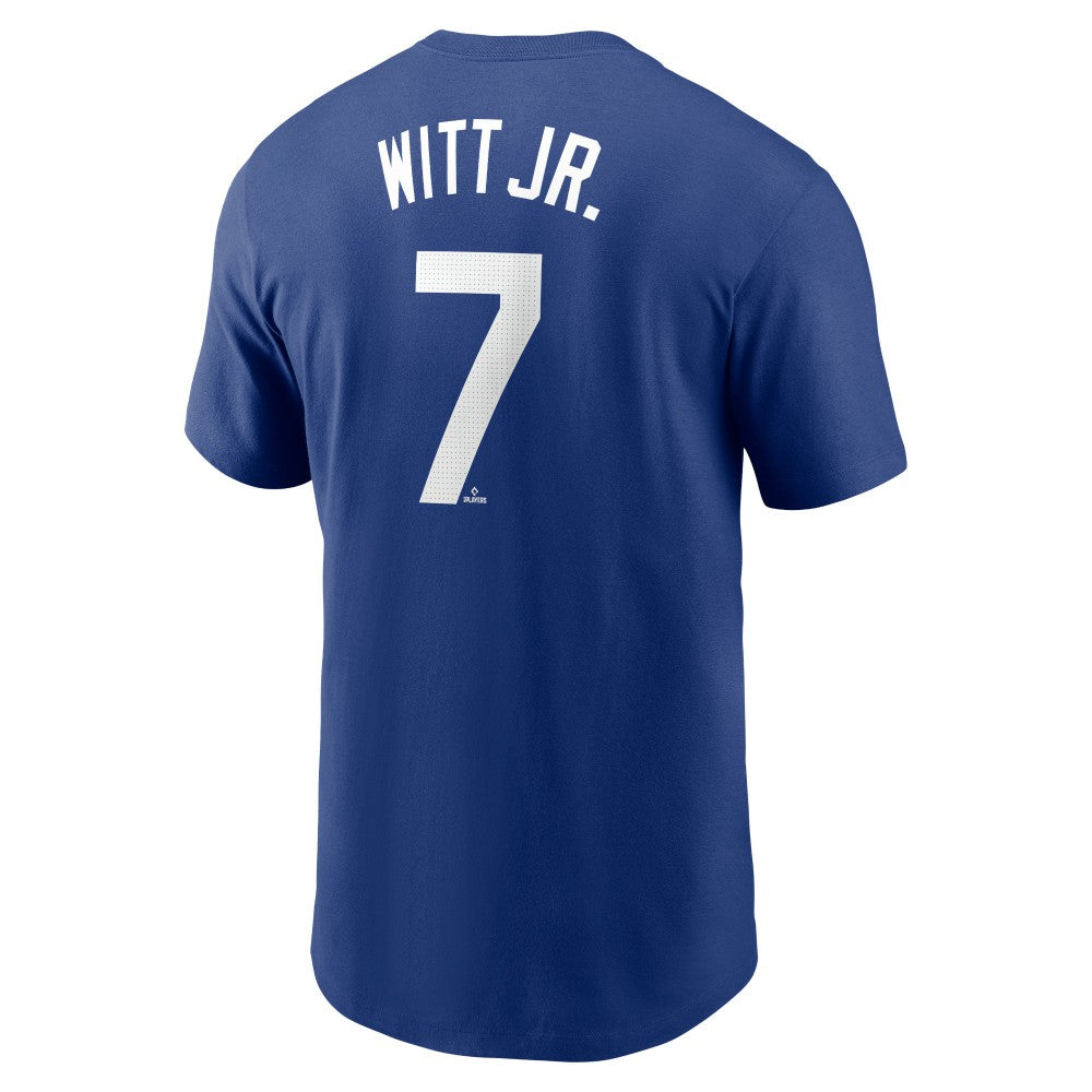 MLB Bobby Witt Jr. Kansas City Royals Nike Fuse Name & Number T-Shirt