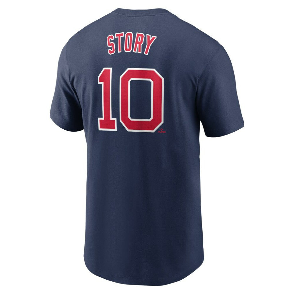 MLB Trevor Story Boston Red Sox Nike Fuse Name & Number T-Shirt