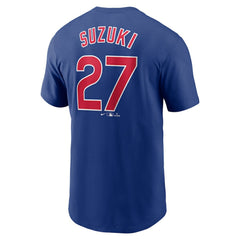 MLB Seiya Suzuki Chicago Cubs Nike Fuse Name & Number T-Shirt