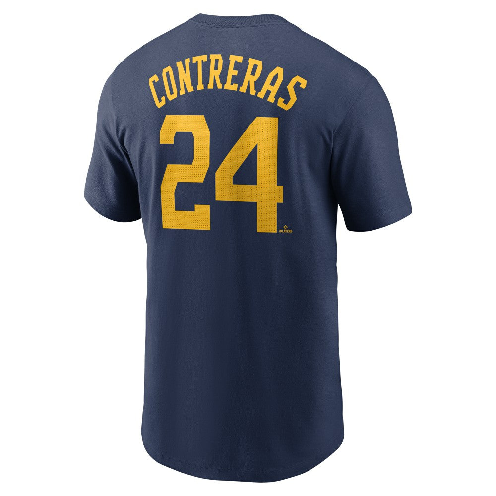 MLB William Contreras Milwaukee Brewers Nike Fuse Name & Number T-Shirt
