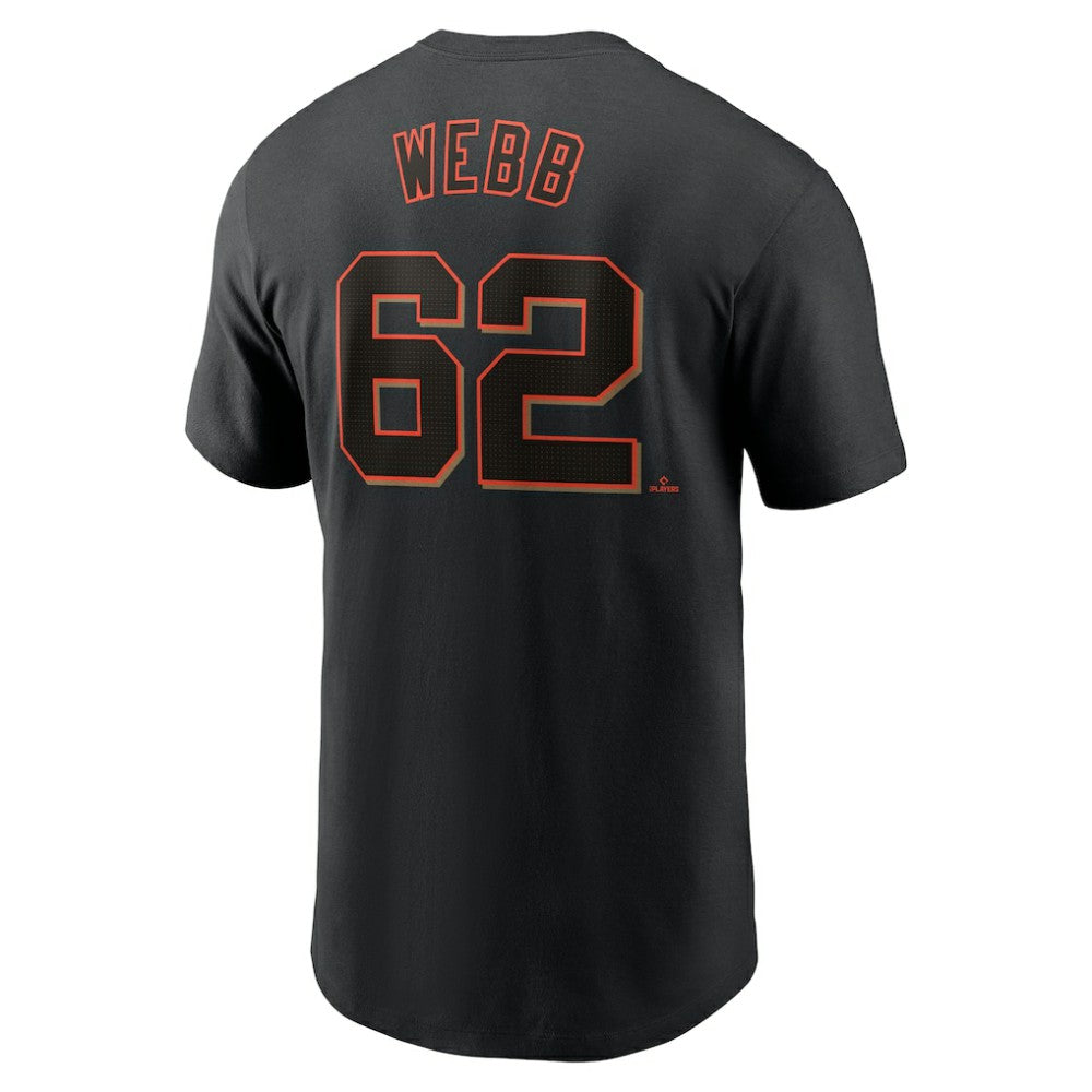 MLB Logan Webb San Francisco Giants Nike Fuse Name & Number T-Shirt