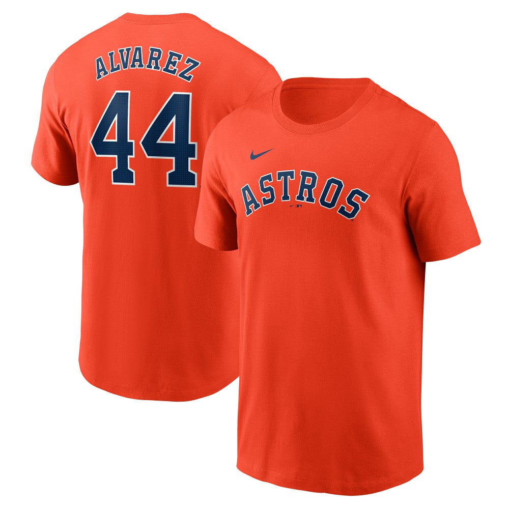 MLB Yordan Alvarez Houston Astros Nike Fuse Name & Number T-Shirt
