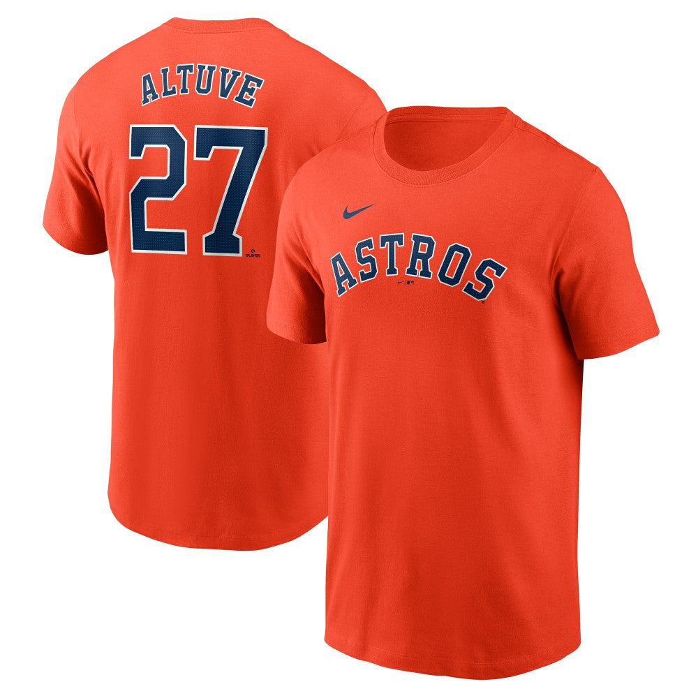 MLB Jose Altuve Houston Astros Nike Fuse Name & Number T-Shirt