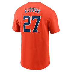 MLB Jose Altuve Houston Astros Nike Fuse Name & Number T-Shirt