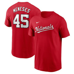 MLB Joey Meneses Washington Nationals Nike Fuse Name & Number T-Shirt