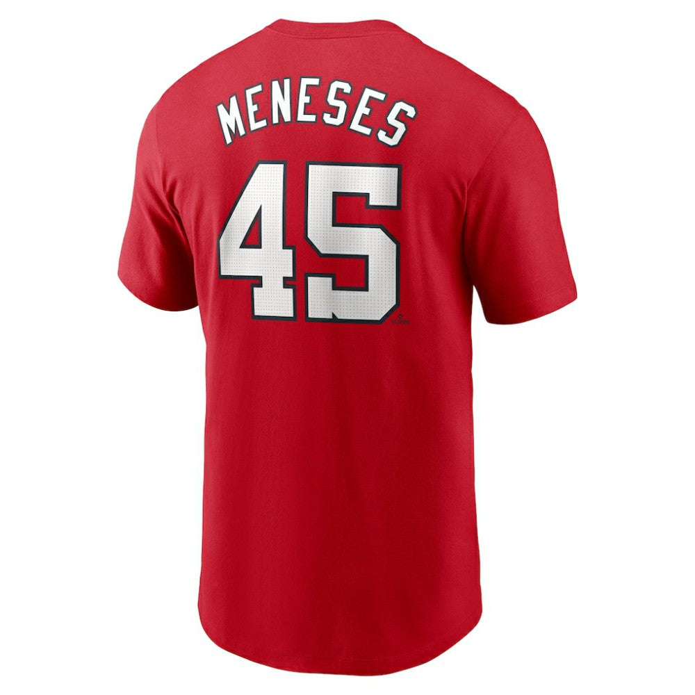 MLB Joey Meneses Washington Nationals Nike Fuse Name & Number T-Shirt