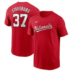 MLB Stephen Strasburg Washington Nationals Nike Fuse Name & Number T-Shirt