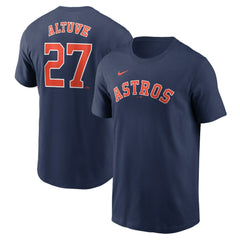 MLB Jose Altuve Houston Astros Nike Fuse Name & Number T-Shirt
