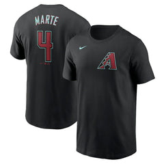 MLB Ketel Marte Arizona Diamondbacks Nike Fuse Name & Number T-Shirt