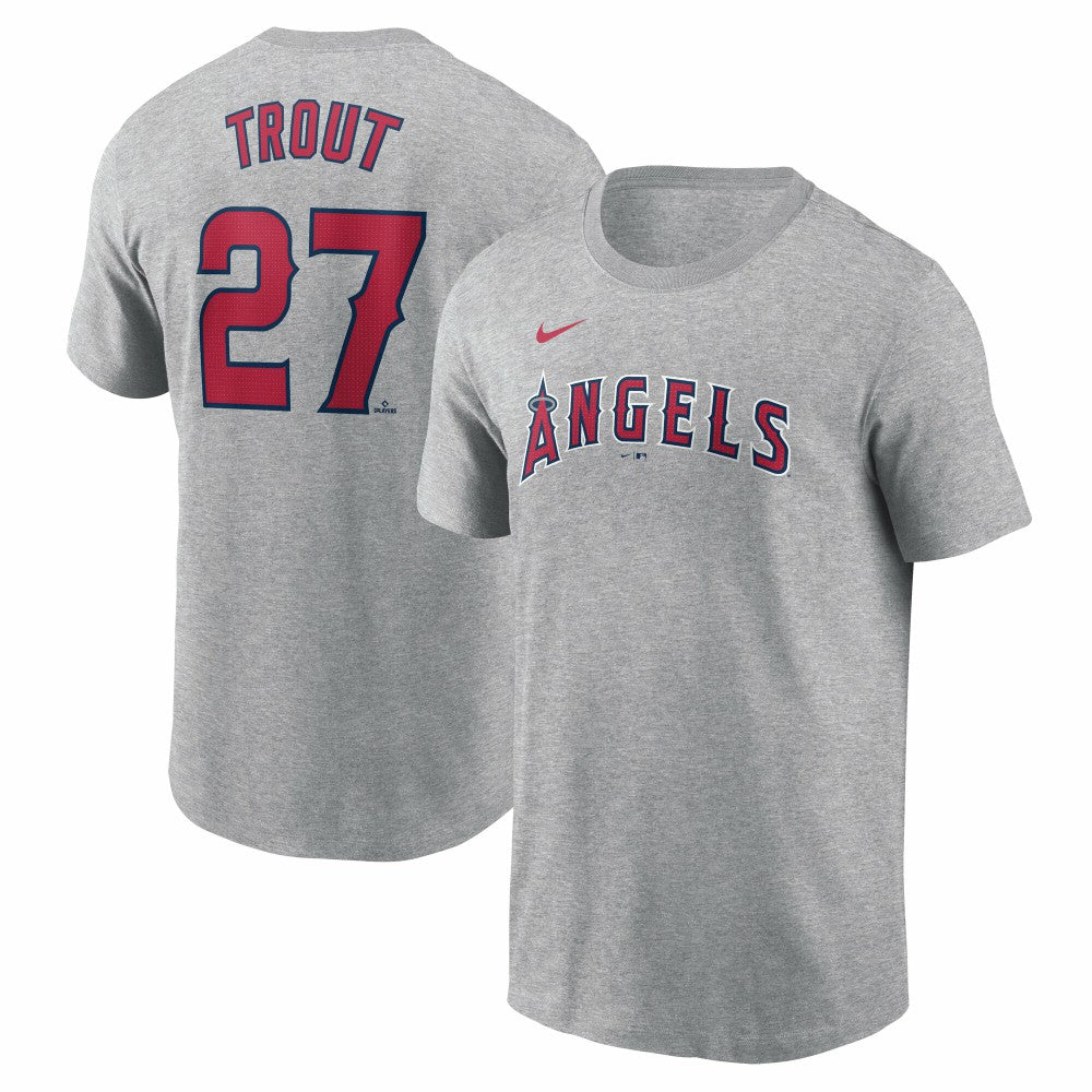 MLB Mike Trout Los Angeles Angels Nike Fuse Name & Number T-Shirt