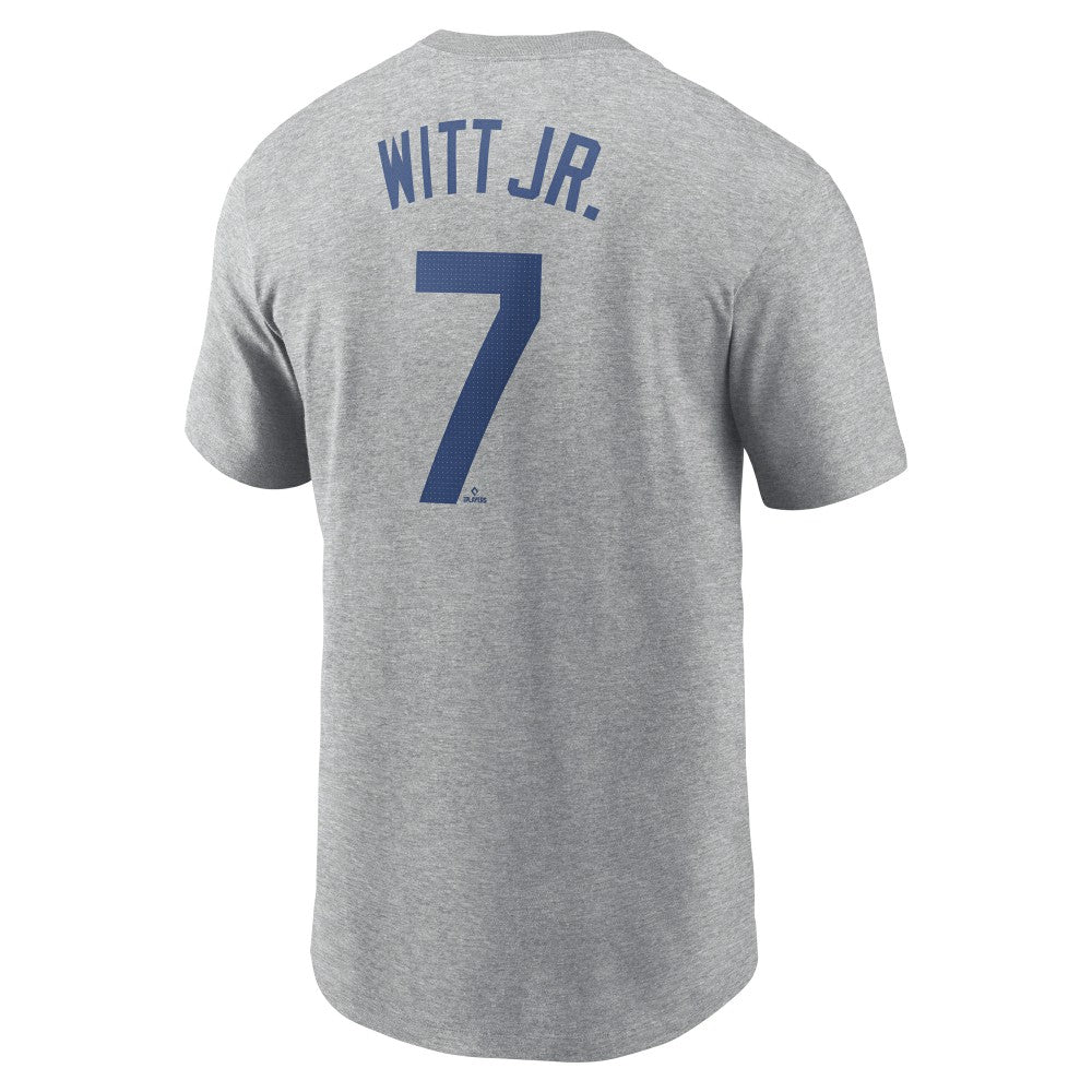 MLB Bobby Witt Jr. Kansas City Royals Nike Fuse Name & Number T-Shirt