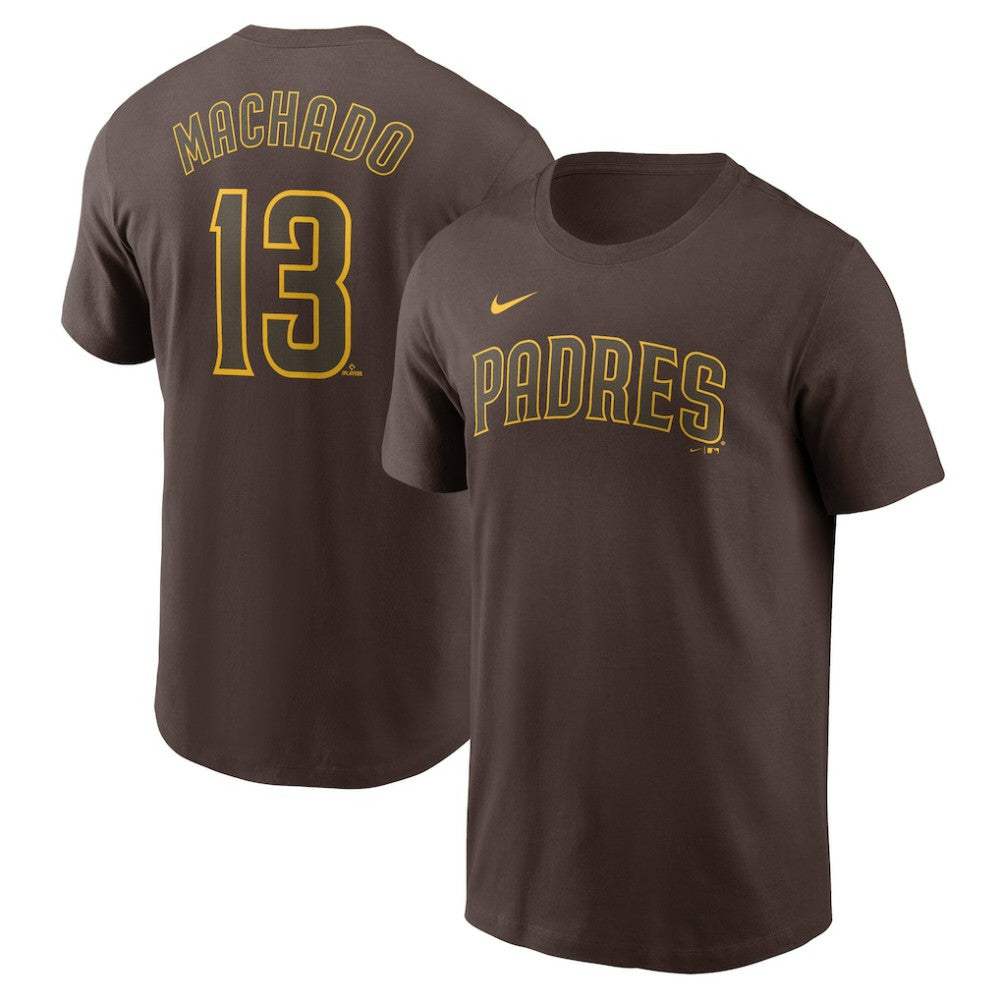MLB Manny Machado San Diego Padres Nike Fuse Name & Number T-Shirt