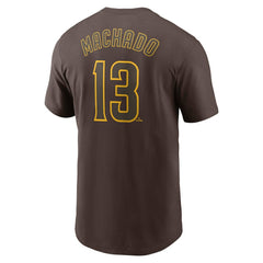 MLB Manny Machado San Diego Padres Nike Fuse Name & Number T-Shirt