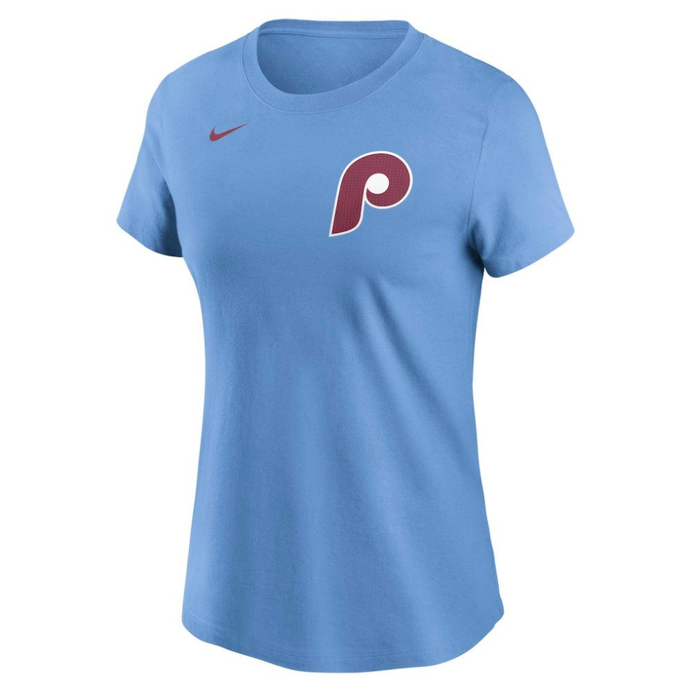 MLB Bryce Harper Philadelphia Phillies Nike Women's Cooperstown Collection Fuse Name & Number T-Shirt