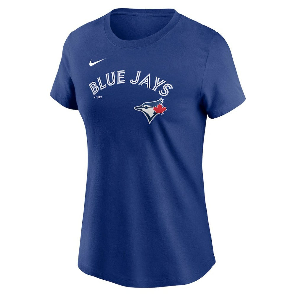 MLB Vladimir Guerrero Jr. Toronto Blue Jays Nike Women's Cooperstown Collection Fuse Name & Number T-Shirt