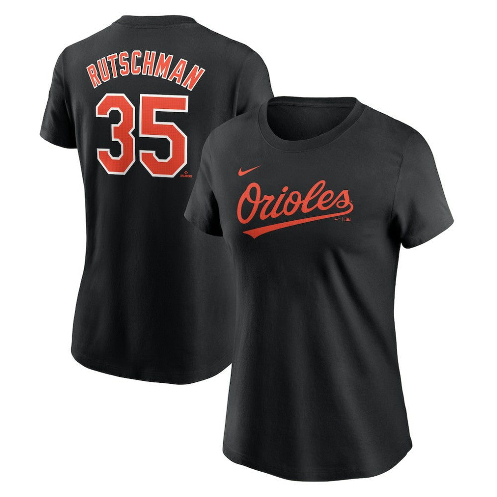 MLB Adley Rutschman Baltimore Orioles Nike Women's Cooperstown Collection Fuse Name & Number T-Shirt