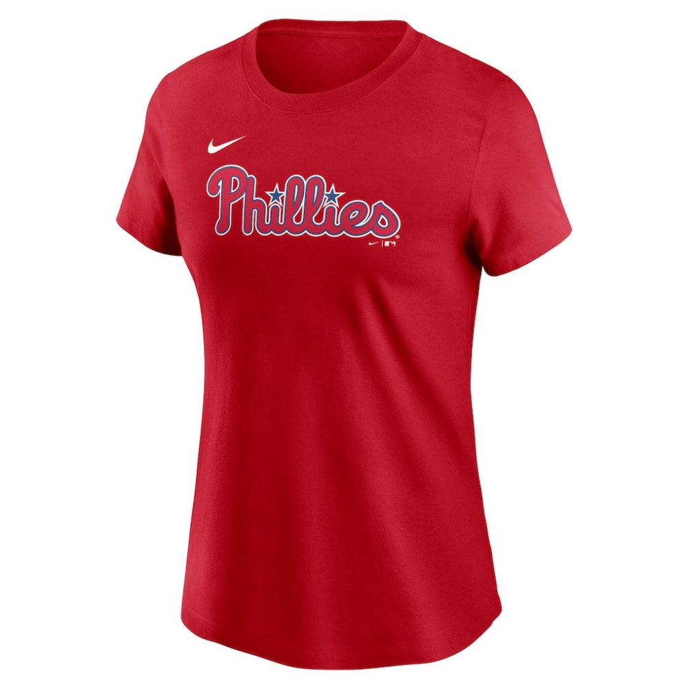 MLB Bryce Harper Philadelphia Phillies Nike Women's Cooperstown Collection Fuse Name & Number T-Shirt