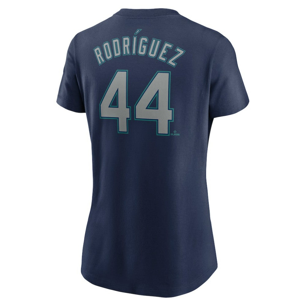 MLB Julio Rodriguez Seattle Mariners Nike Women's Cooperstown Collection Fuse Name & Number T-Shirt
