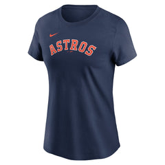 MLB Yordan Alvarez Houston Astros Nike Women's Cooperstown Collection Fuse Name & Number T-Shirt