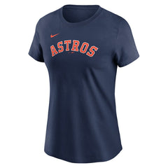 MLB Jose Altuve Houston Astros Nike Women's Cooperstown Collection Fuse Name & Number T-Shirt