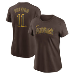 MLB Yu Darvish San Diego Padres Nike Women's Cooperstown Collection Fuse Name & Number T-Shirt
