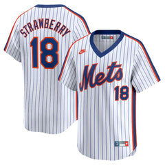 MLB Darryl Strawberry New York Mets Nike Throwback Cooperstown Limited Jersey