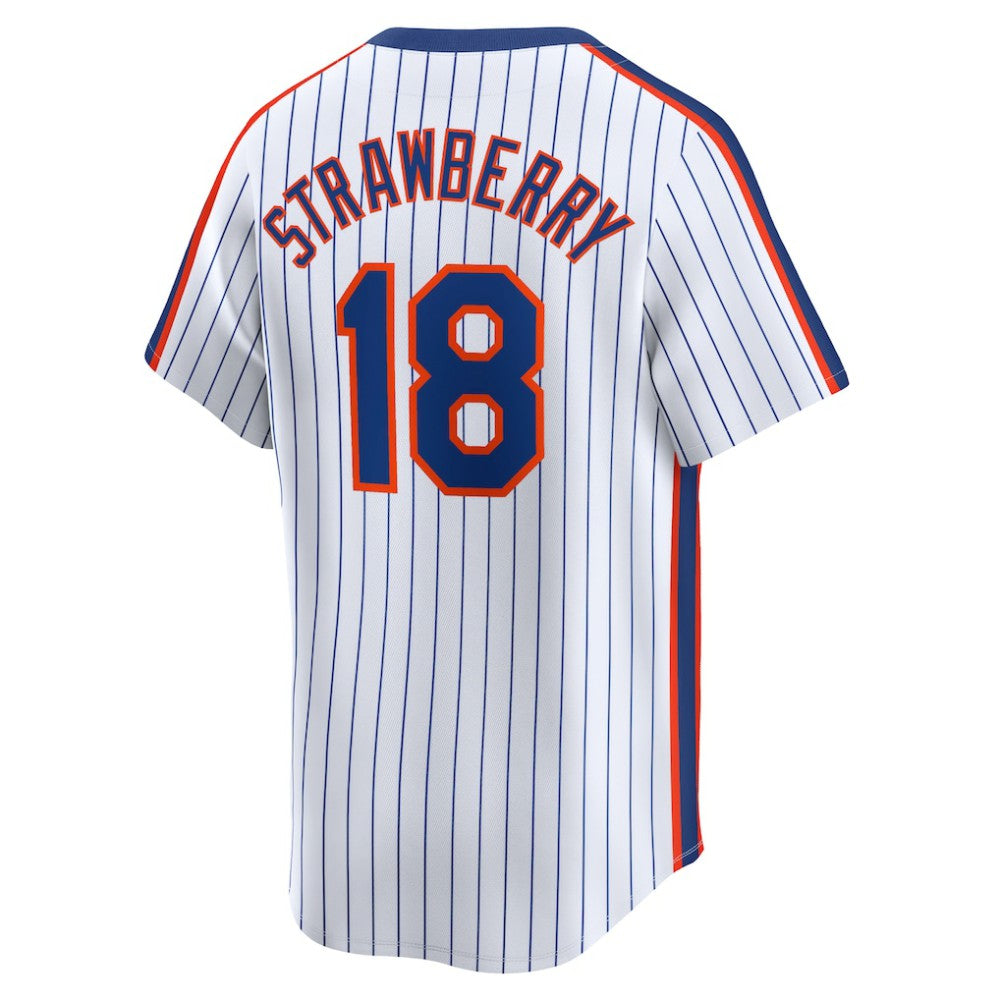 MLB Darryl Strawberry New York Mets Nike Throwback Cooperstown Limited Jersey