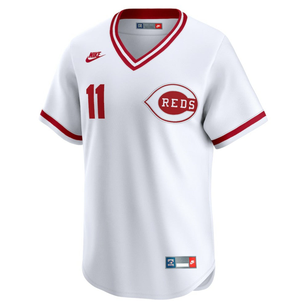 MLB Barry Larkin Cincinnati Reds Nike Throwback Cooperstown Limited Jersey