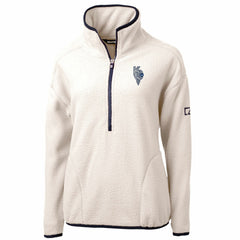 MLB Kansas City Royals Cutter & Buck Women's City Connect Cascade Eco Sherpa Fleece Half-Zip Pullover Jacket