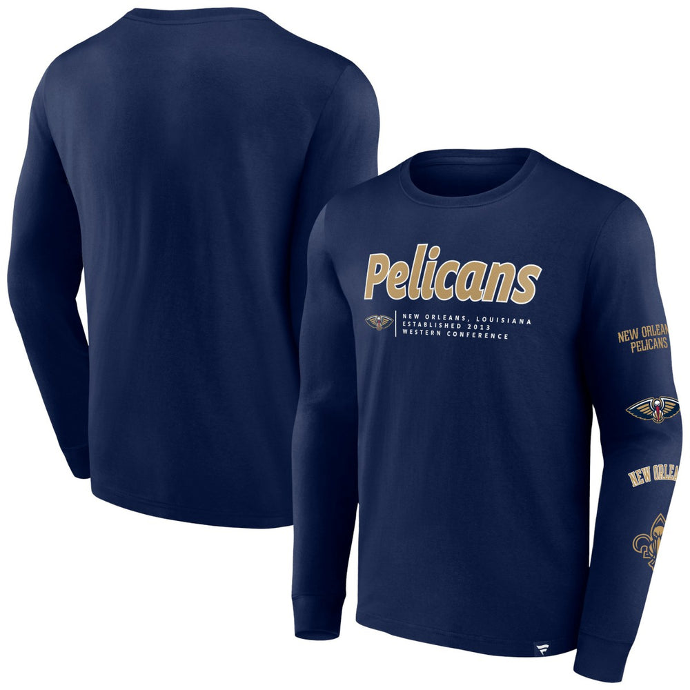 NBA New Orleans Pelicans Baseline Long Sleeve T-Shirt