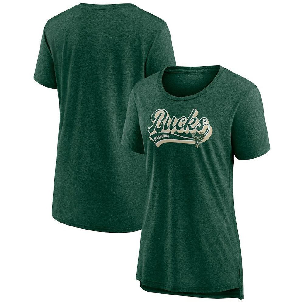 NBA Milwaukee Bucks Women's League Leader Tri-Blend T-Shirt