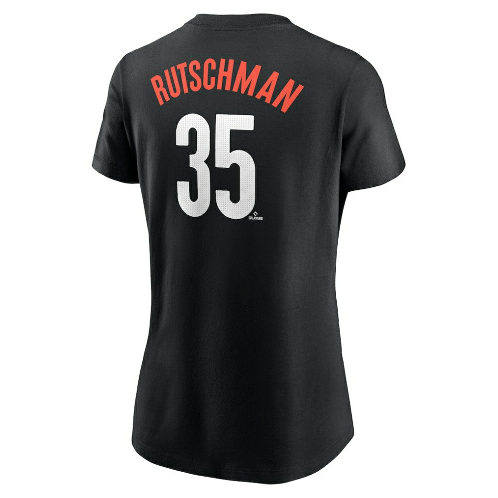 MLB Adley Rutschman Baltimore Orioles Nike Women's City Connect Fuse Name & Number T-Shirt