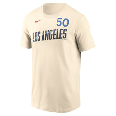 MLB Mookie Betts Los Angeles Dodgers Nike 2024 City Connect Fuse Name & Number T-Shirt