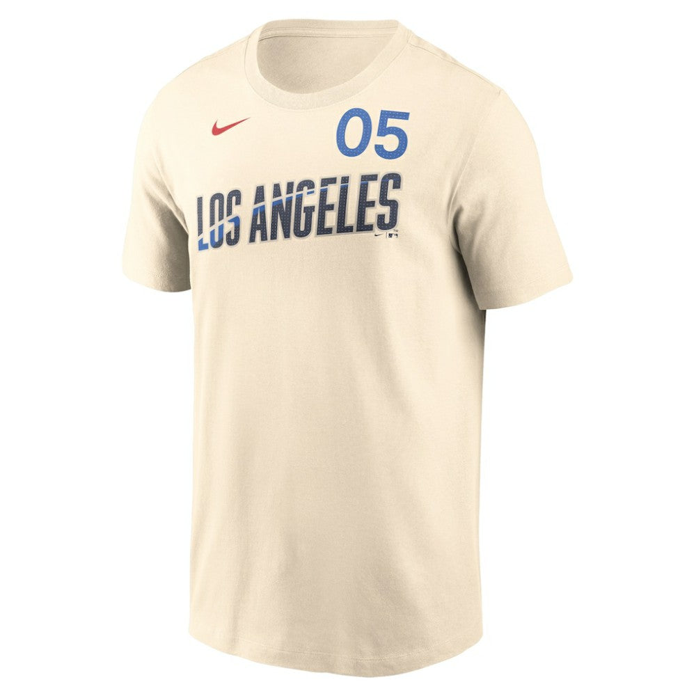 MLB Freddie Freeman Los Angeles Dodgers Nike 2024 City Connect Fuse Name & Number T-Shirt