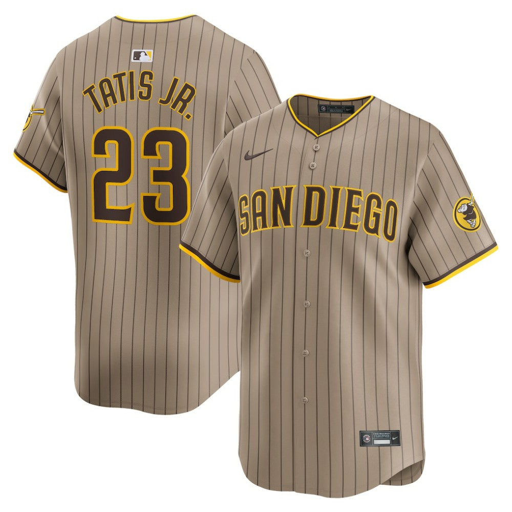MLB Fernando Tatis Jr. San Diego Padres Nike Alternate Limited Player Jersey – Tan