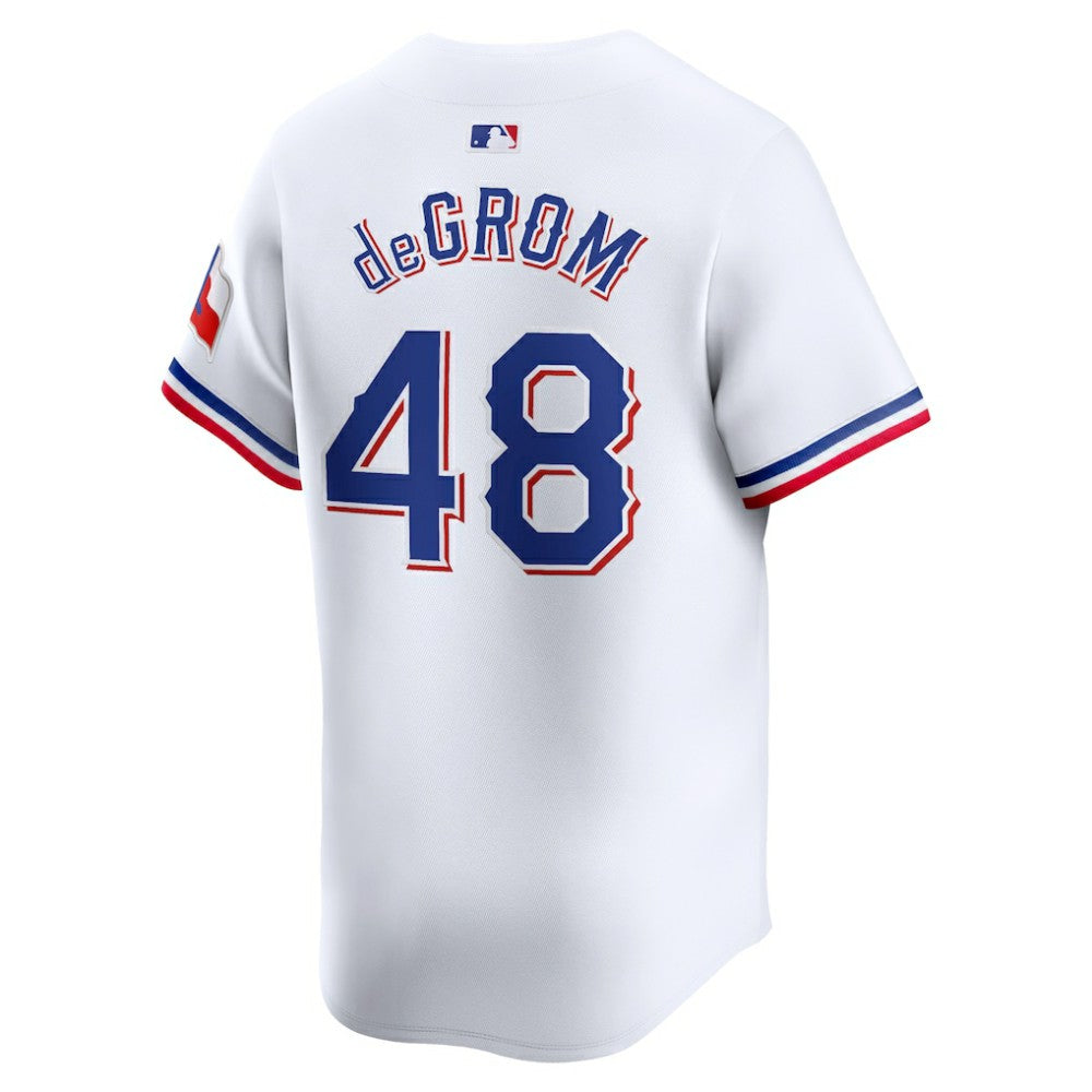 MLB Jacob deGrom Texas Rangers Nike Home Limited Player Jersey