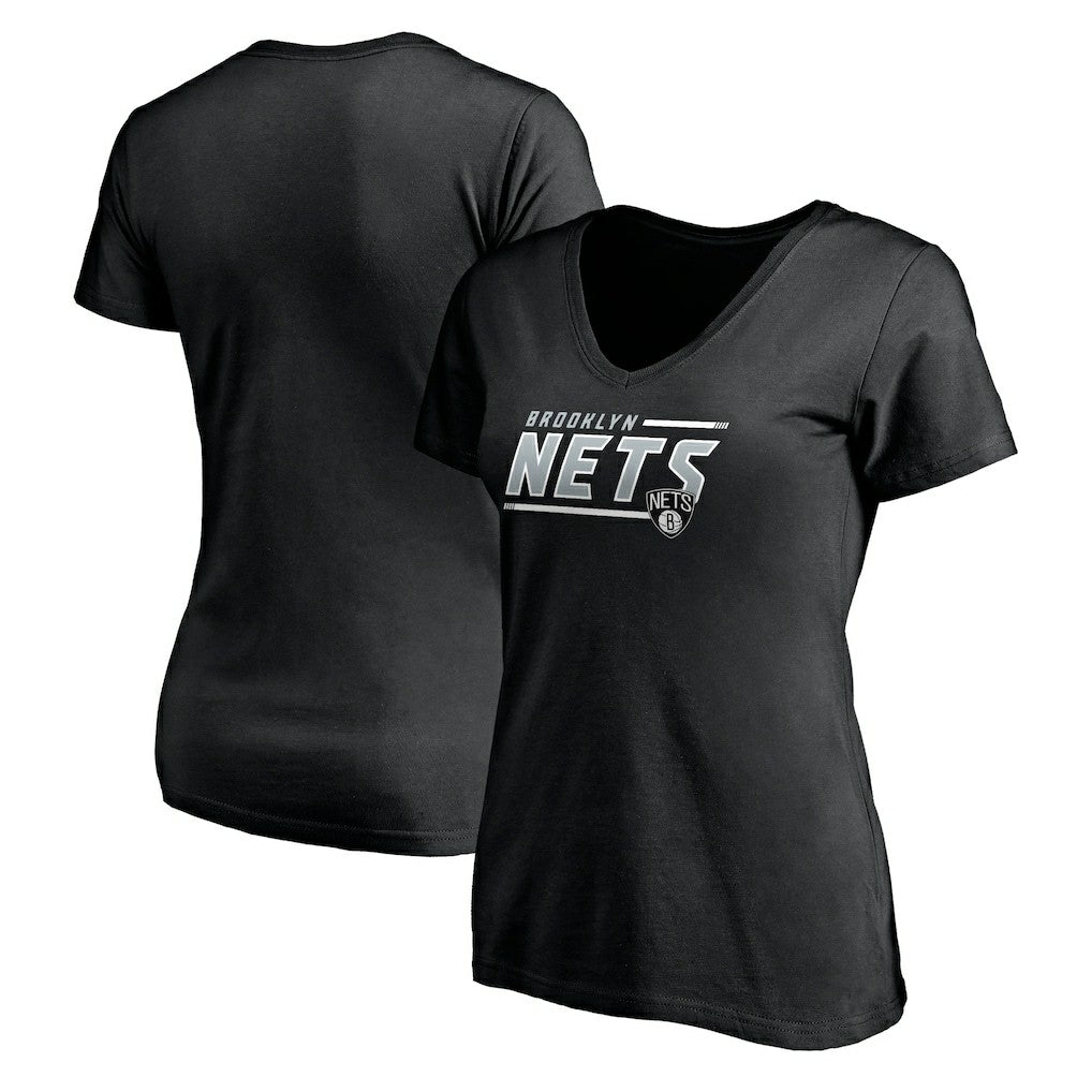 NBA Brooklyn Nets Women's Mascot In Bounds V-Neck T-Shirt