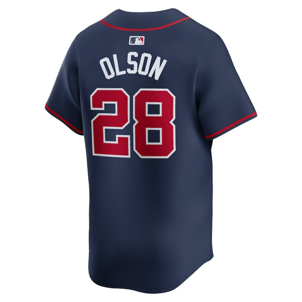 MLB Matt Olson Atlanta Braves Nike Alternate Limited Player Jersey – Navy