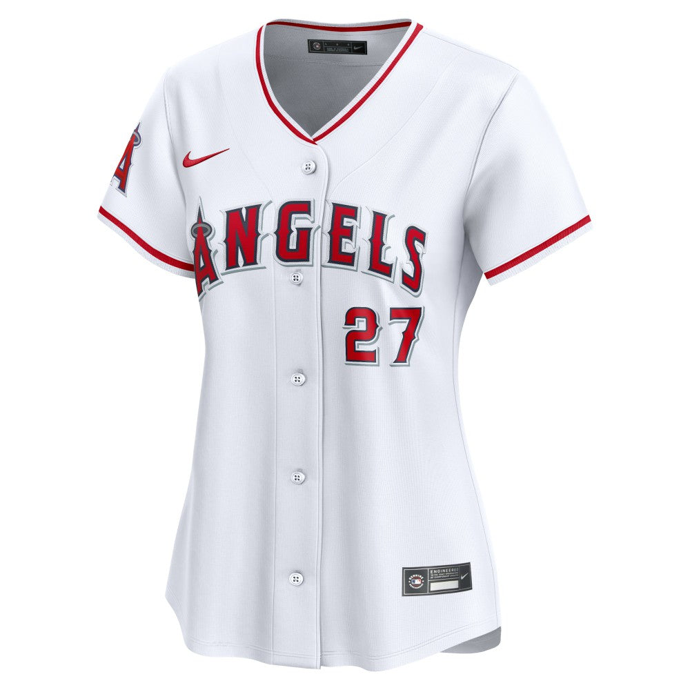 MLB Mike Trout Los Angeles Angels Nike Women's Home Limited Player Jersey