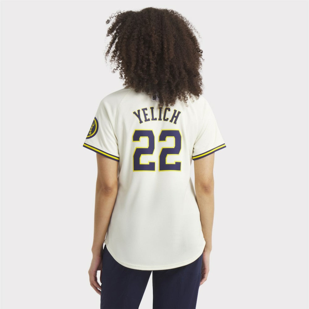 MLB Christian Yelich Milwaukee Brewers Nike Women's Home Limited Player Jersey
