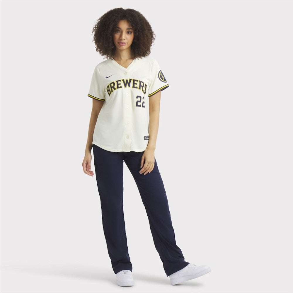MLB Christian Yelich Milwaukee Brewers Nike Women's Home Limited Player Jersey