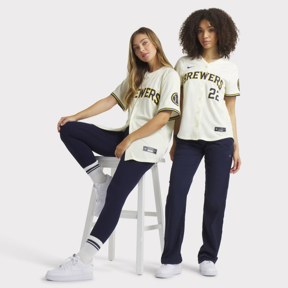 MLB Christian Yelich Milwaukee Brewers Nike Women's Home Limited Player Jersey