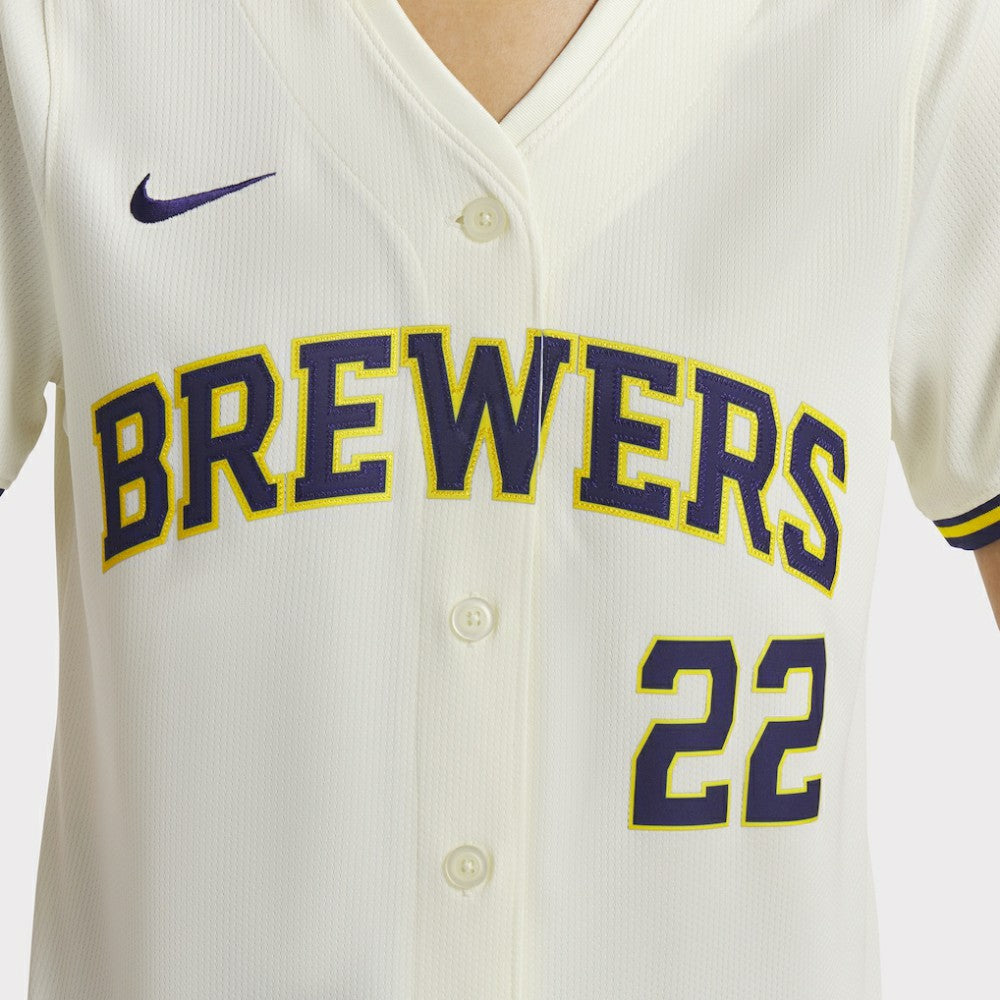 MLB Christian Yelich Milwaukee Brewers Nike Women's Home Limited Player Jersey