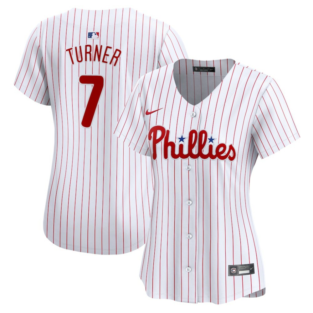 MLB Trea Turner Philadelphia Phillies Nike Women's Home Limited Player Jersey