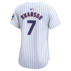 MLB Dansby Swanson Chicago Cubs Nike Women's Home Limited Player Jersey