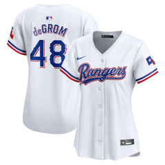MLB Jacob deGrom Texas Rangers Nike Women's Home Limited Player Jersey