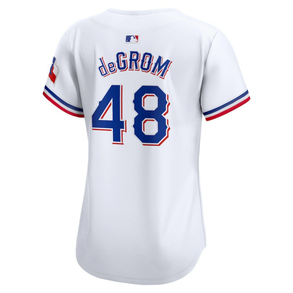 MLB Jacob deGrom Texas Rangers Nike Women's Home Limited Player Jersey